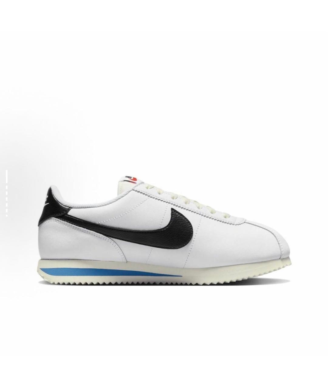 NIKE Белые кожаные низкие кроссовки / кеды, фото 2