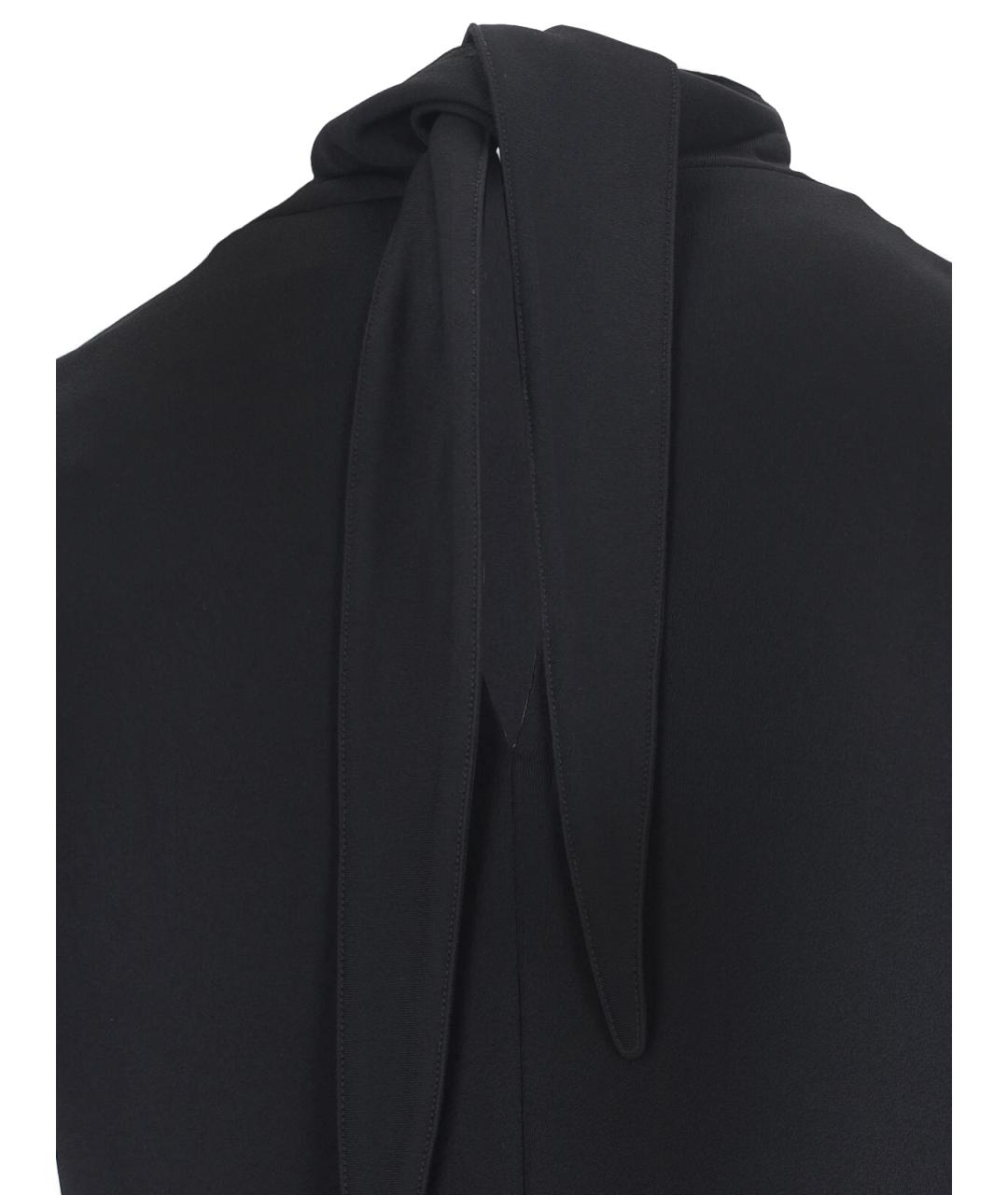 JIL SANDER Черное вискозное платье, фото 3