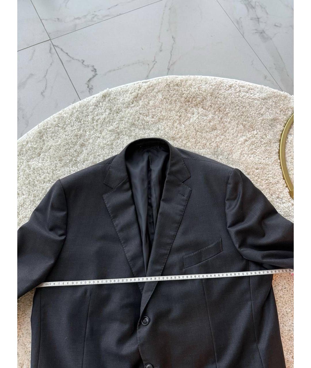 ERMENEGILDO ZEGNA Антрацитовый классический костюм, фото 8