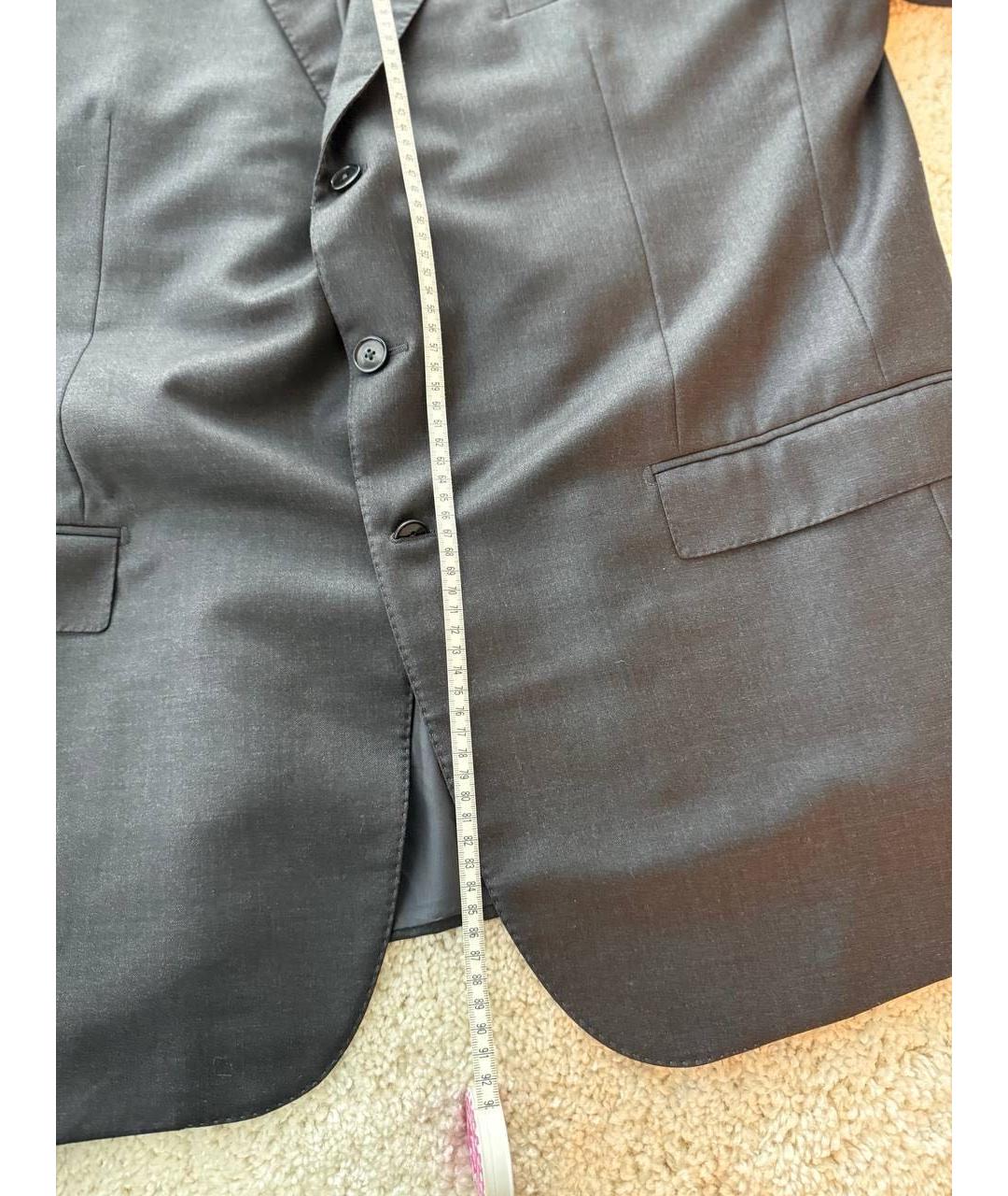 ERMENEGILDO ZEGNA Антрацитовый классический костюм, фото 7