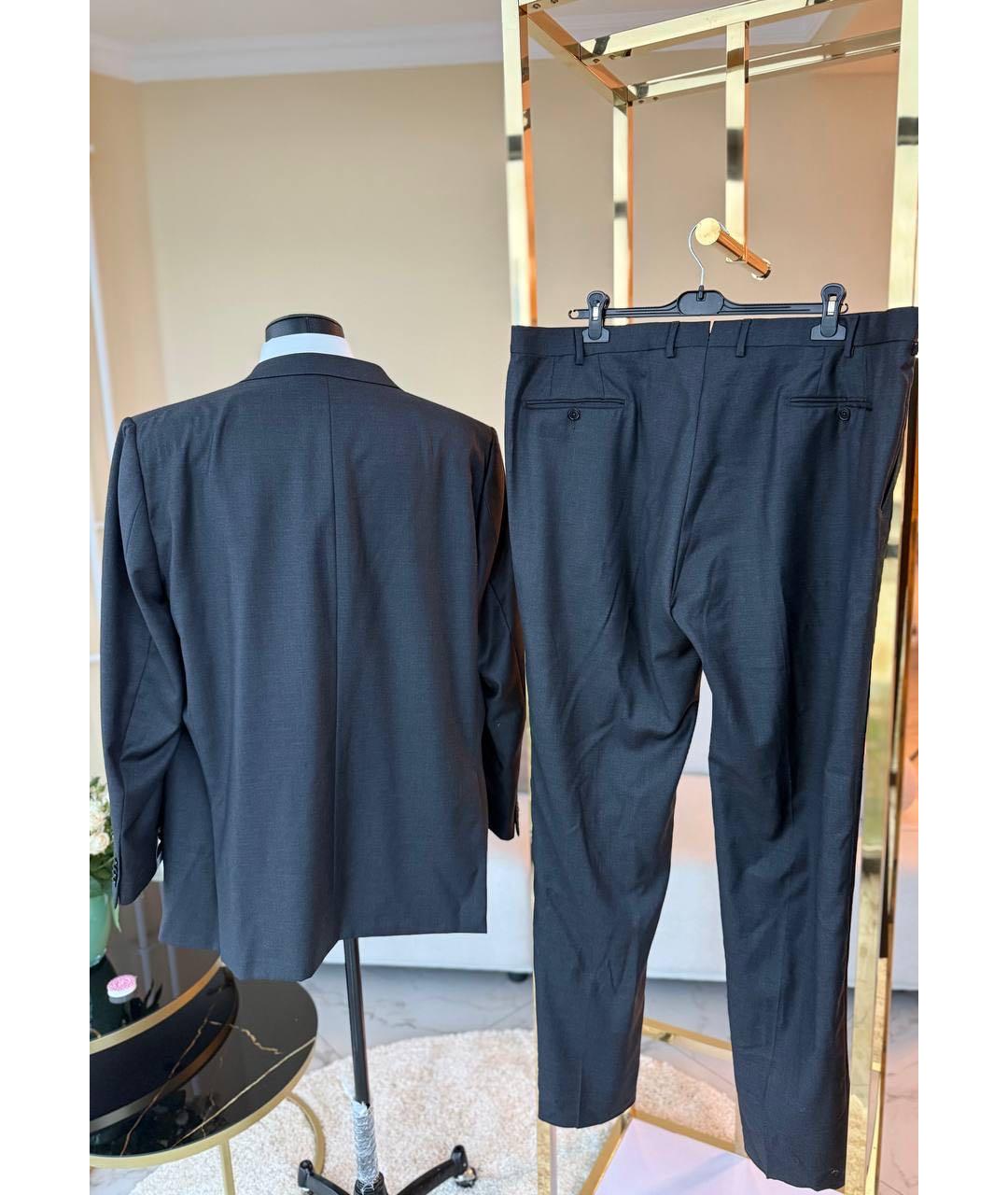 ERMENEGILDO ZEGNA Антрацитовый классический костюм, фото 3