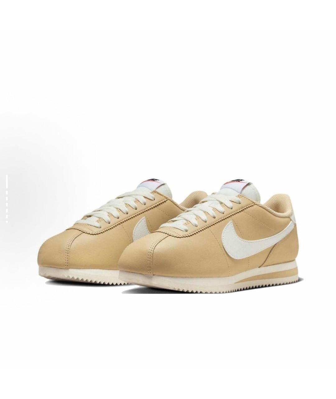 NIKE Горчичные замшевые кроссовки, фото 3