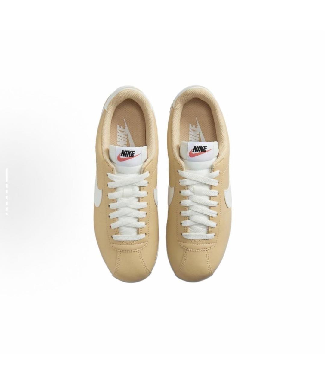 NIKE Горчичные замшевые кроссовки, фото 4