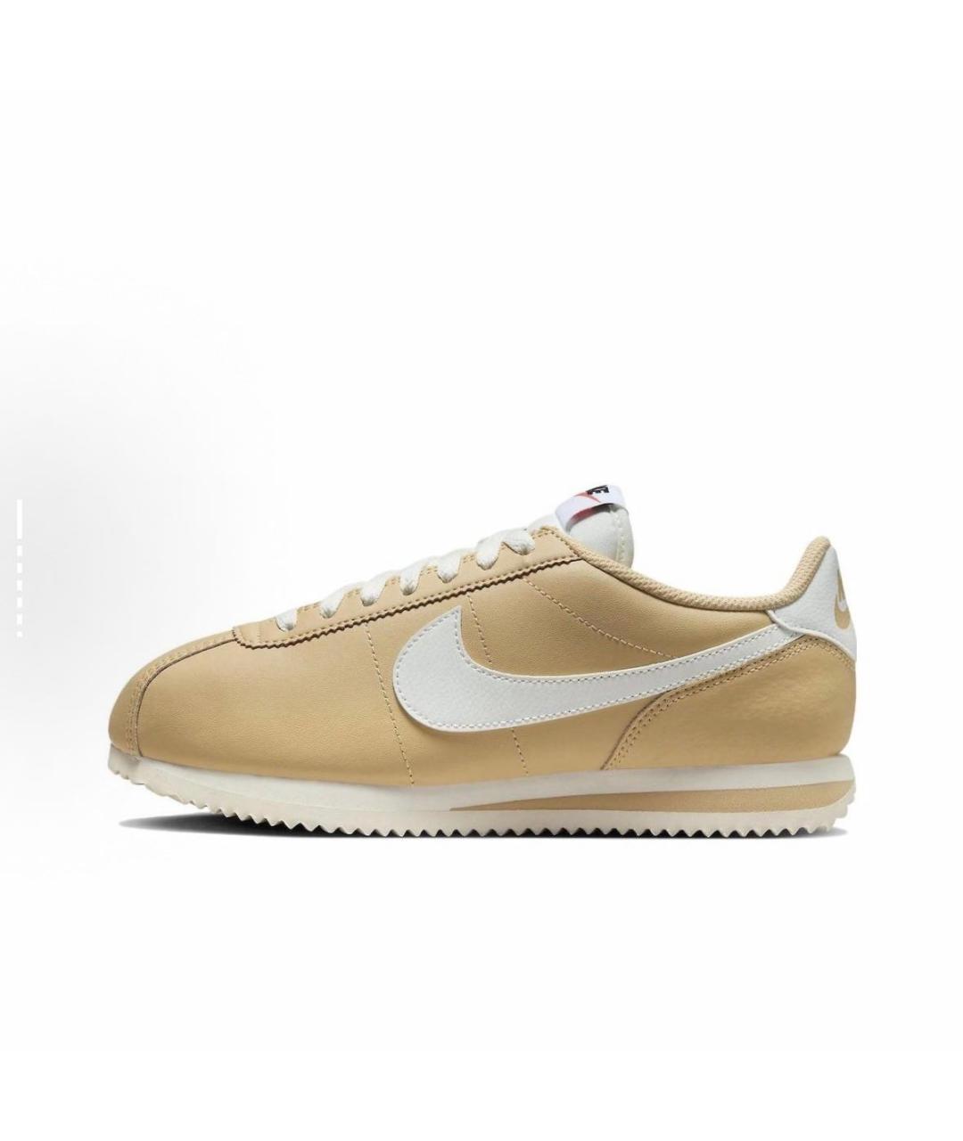 NIKE Горчичные замшевые кроссовки, фото 6