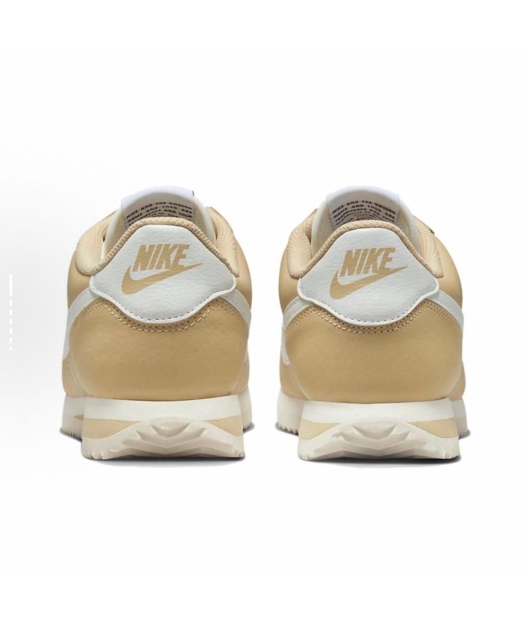 NIKE Горчичные замшевые кроссовки, фото 5