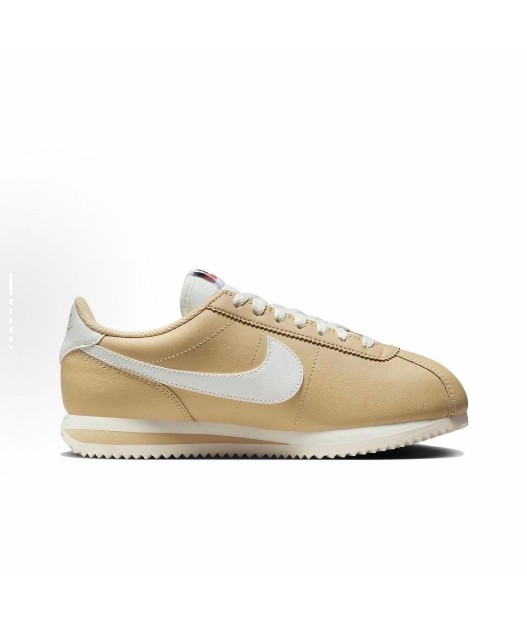 NIKE Горчичные замшевые кроссовки, фото 2