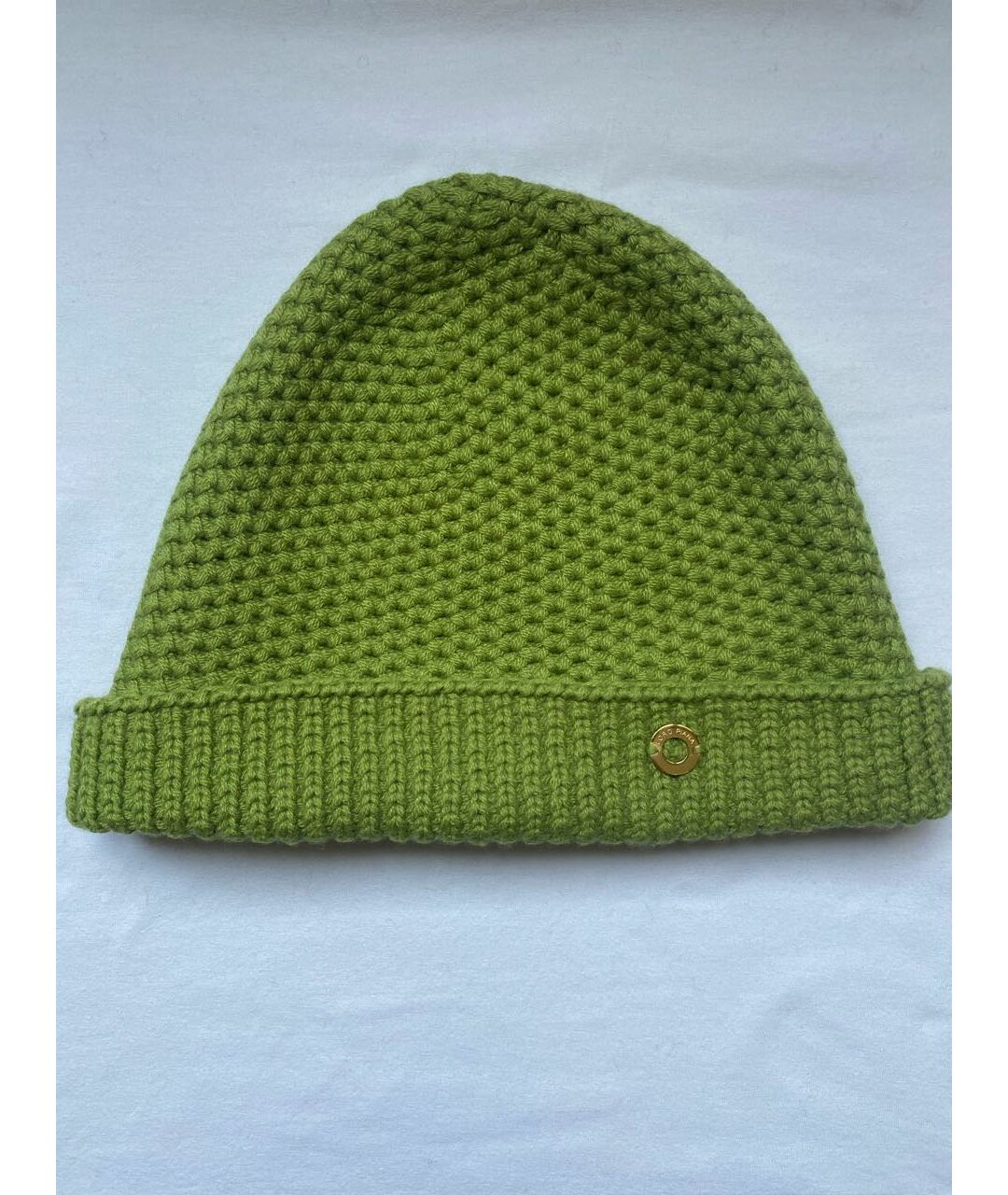 LORO PIANA Зеленая кашемировая шапка, фото 5