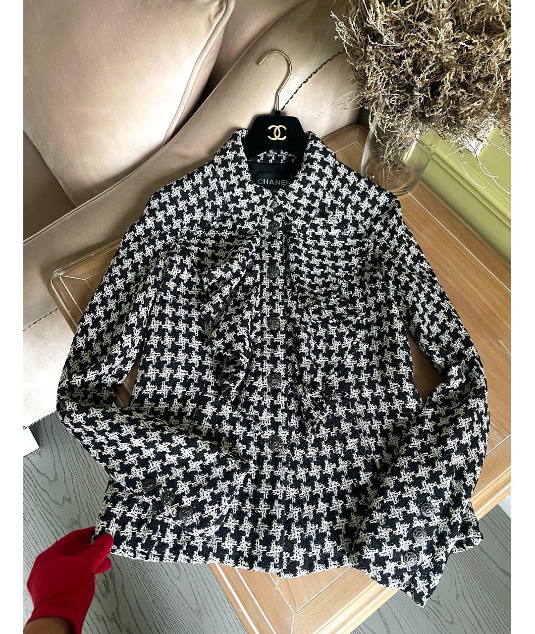 CHANEL Мульти твидовая рубашка, фото 4