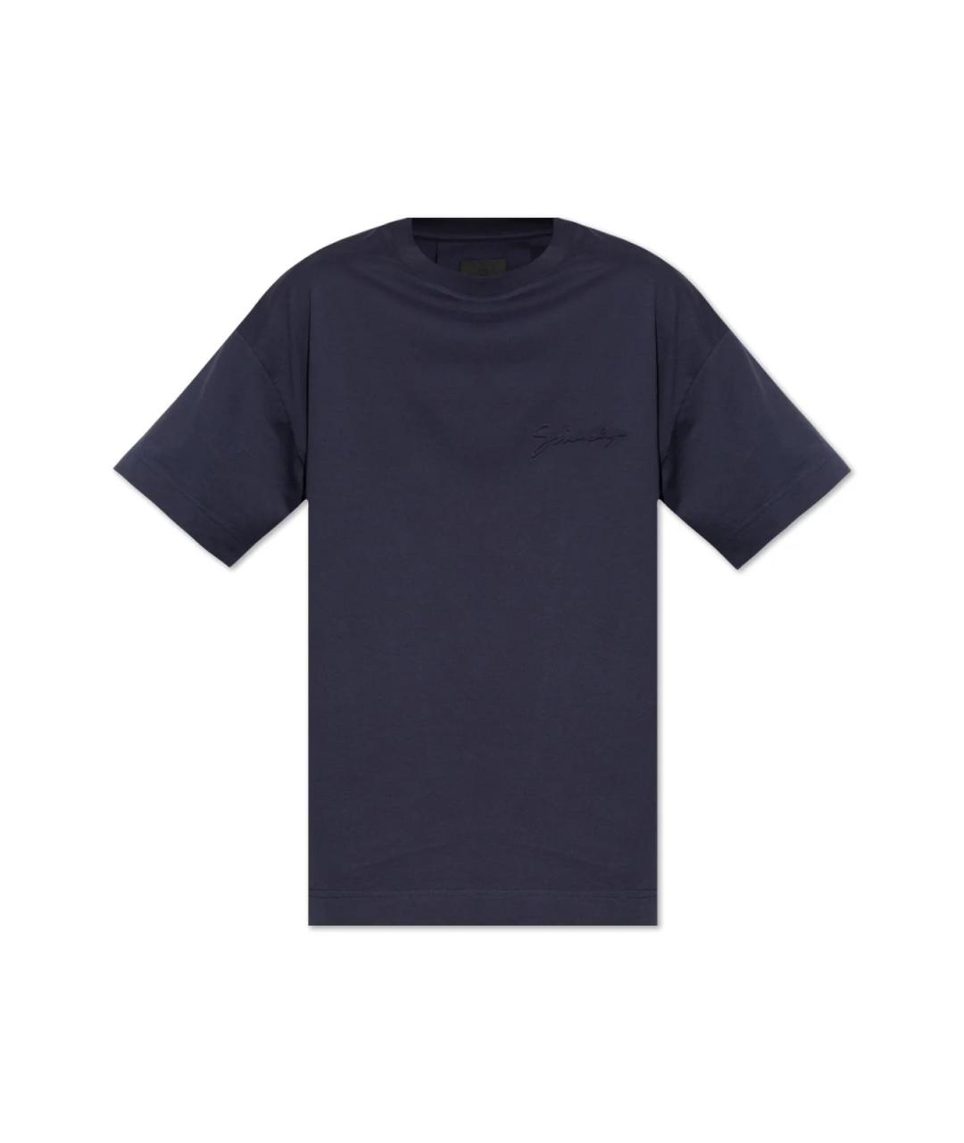 GIVENCHY Синяя футболка, фото 1
