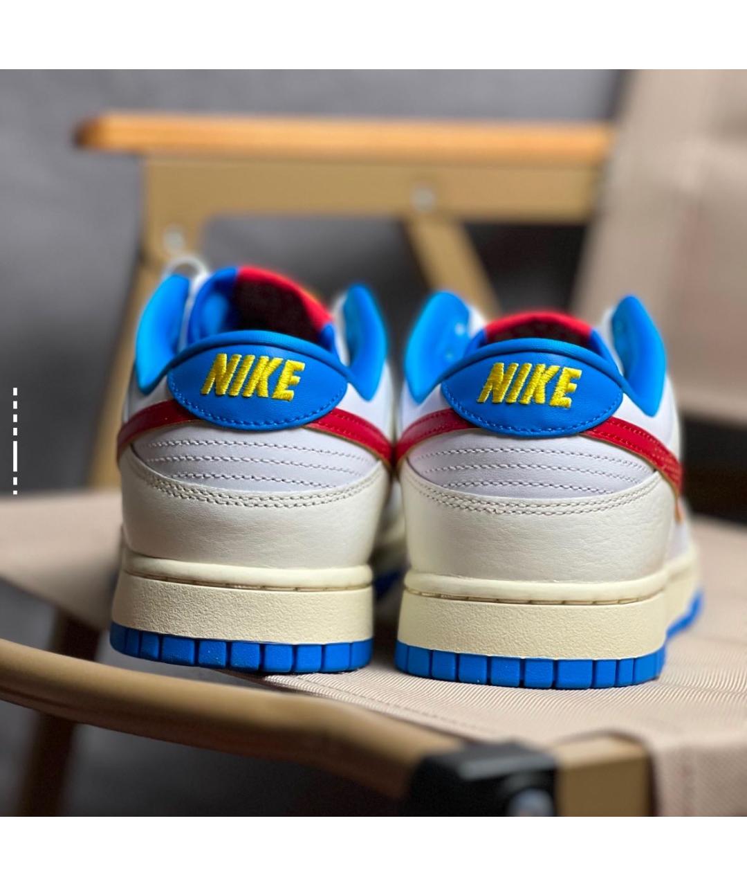 NIKE Кожаные низкие кроссовки / кеды, фото 4