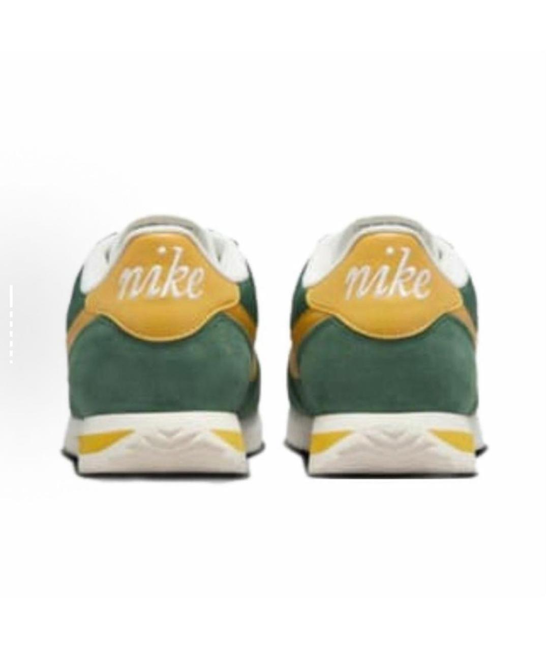 NIKE Зеленые низкие кроссовки / кеды, фото 4