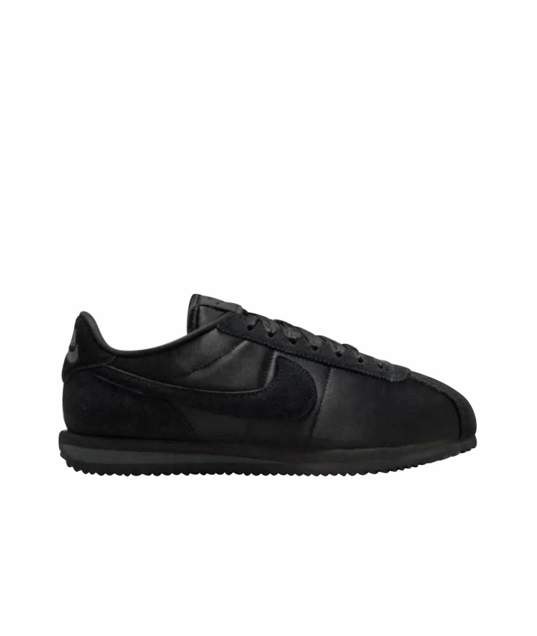 NIKE Черные кожаные кроссовки, фото 1