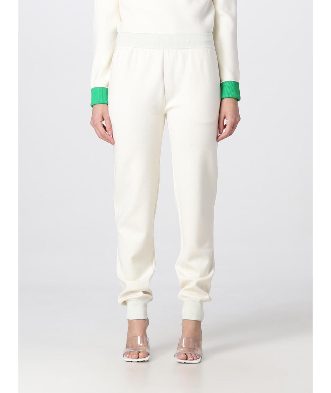 BOTTEGA VENETA Белые прямые брюки, фото 2