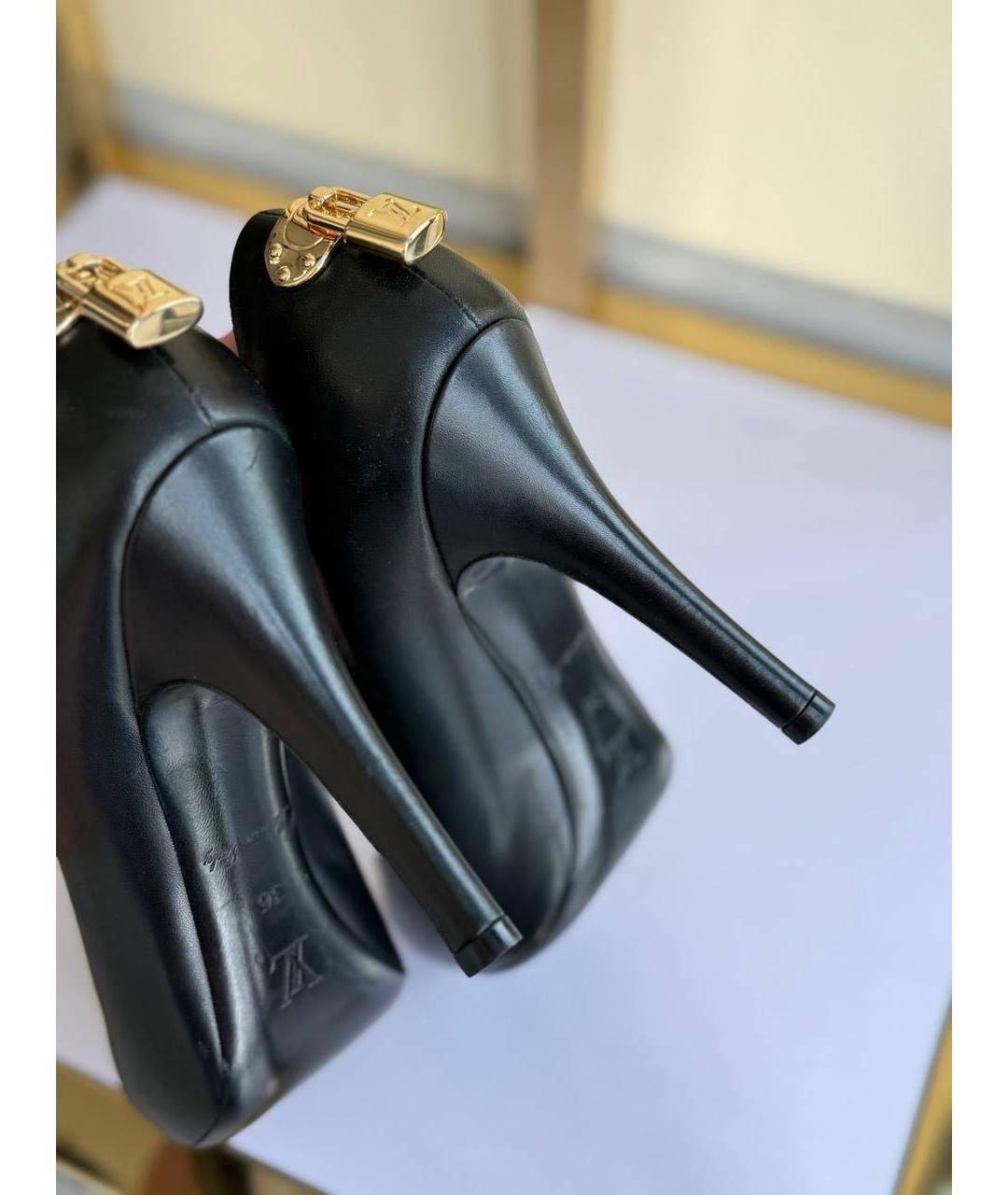 LOUIS VUITTON Черные туфли, фото 7