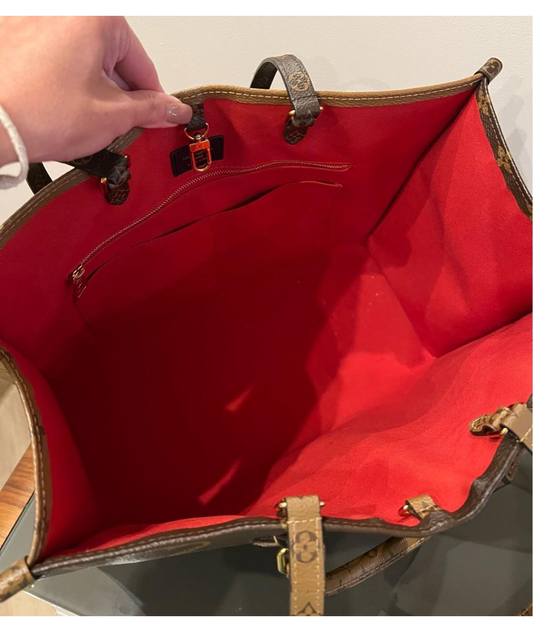 LOUIS VUITTON Коричневая сумка через плечо, фото 6