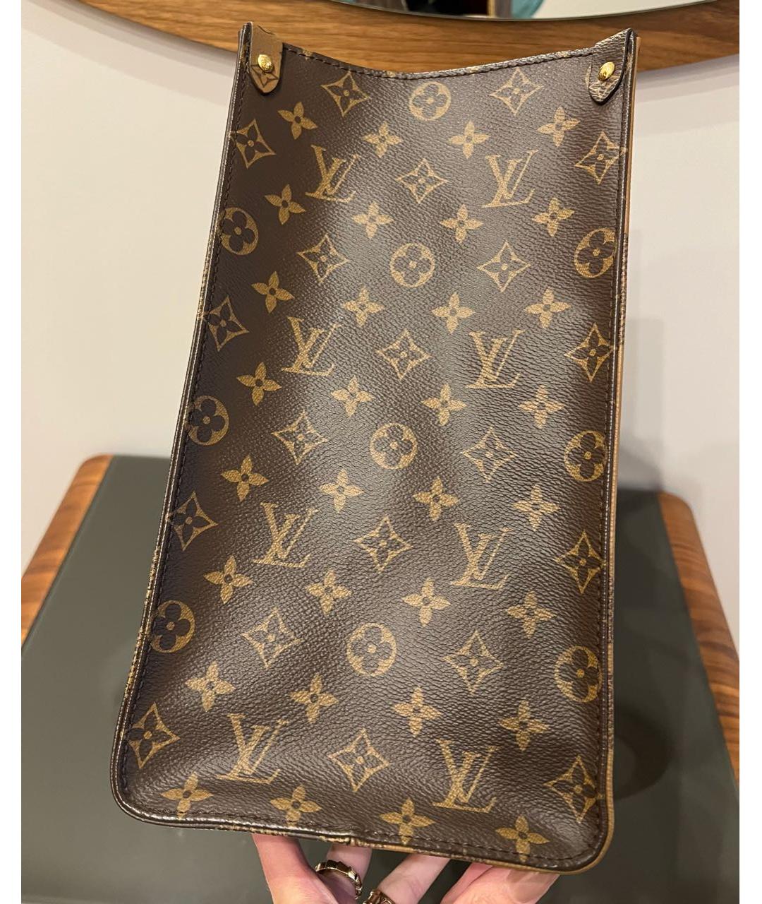 LOUIS VUITTON Коричневая сумка через плечо, фото 4