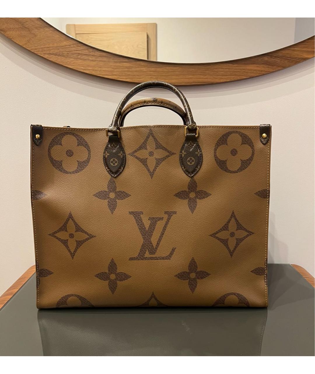 LOUIS VUITTON Коричневая сумка через плечо, фото 2