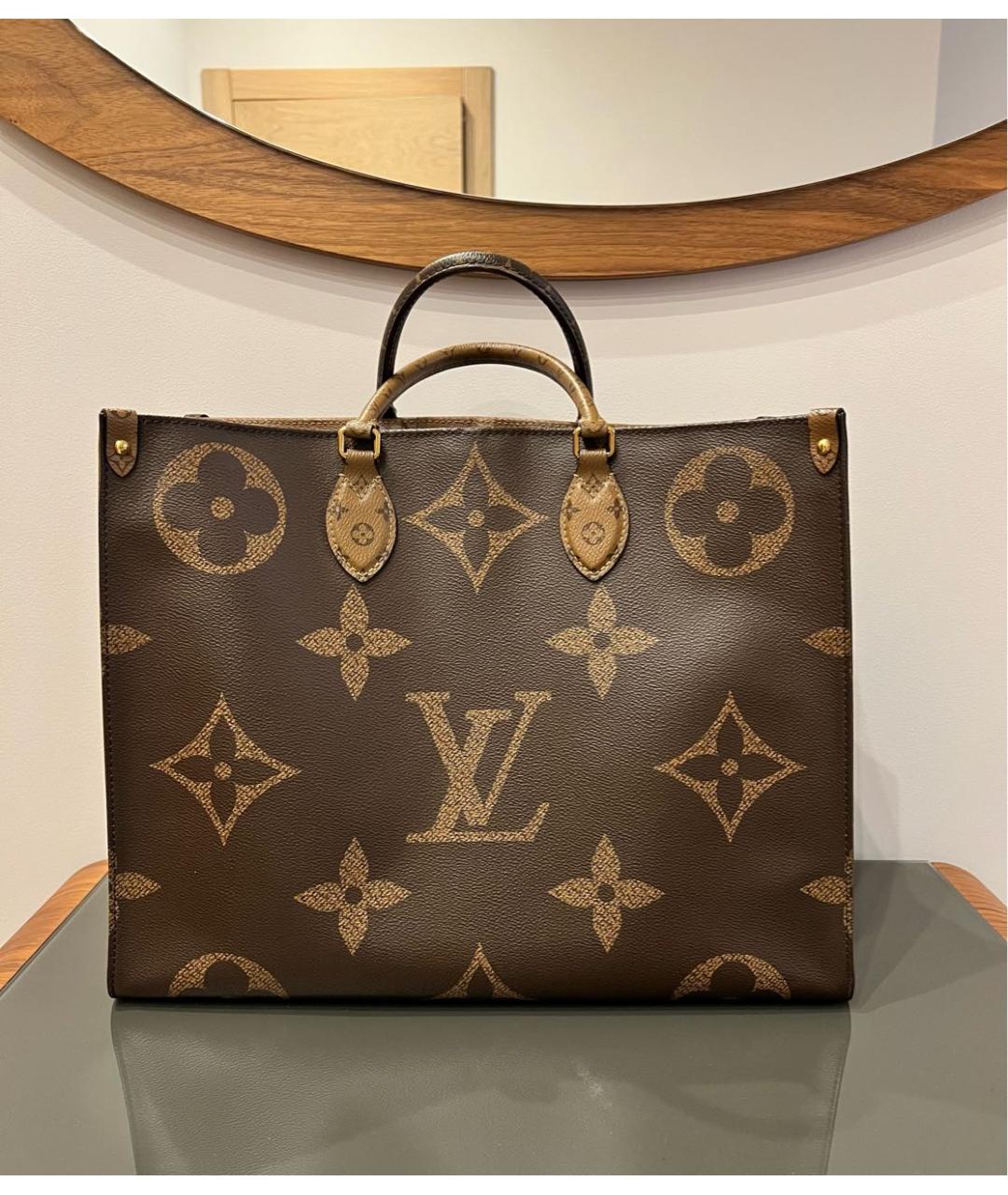 LOUIS VUITTON Коричневая сумка через плечо, фото 9