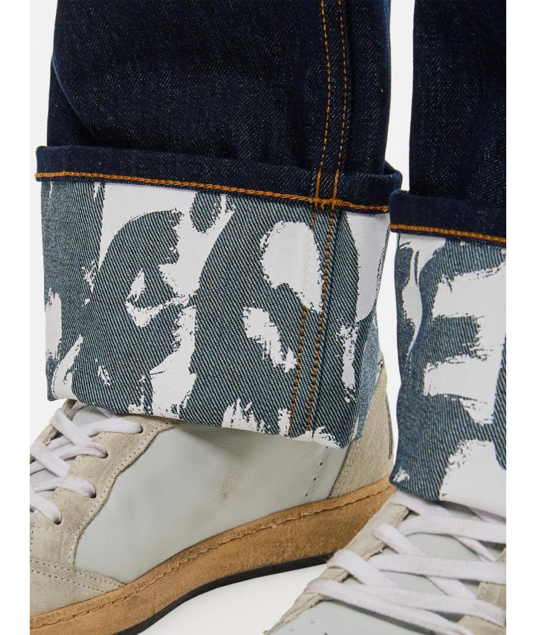 ALEXANDER MCQUEEN Синие прямые джинсы, фото 5