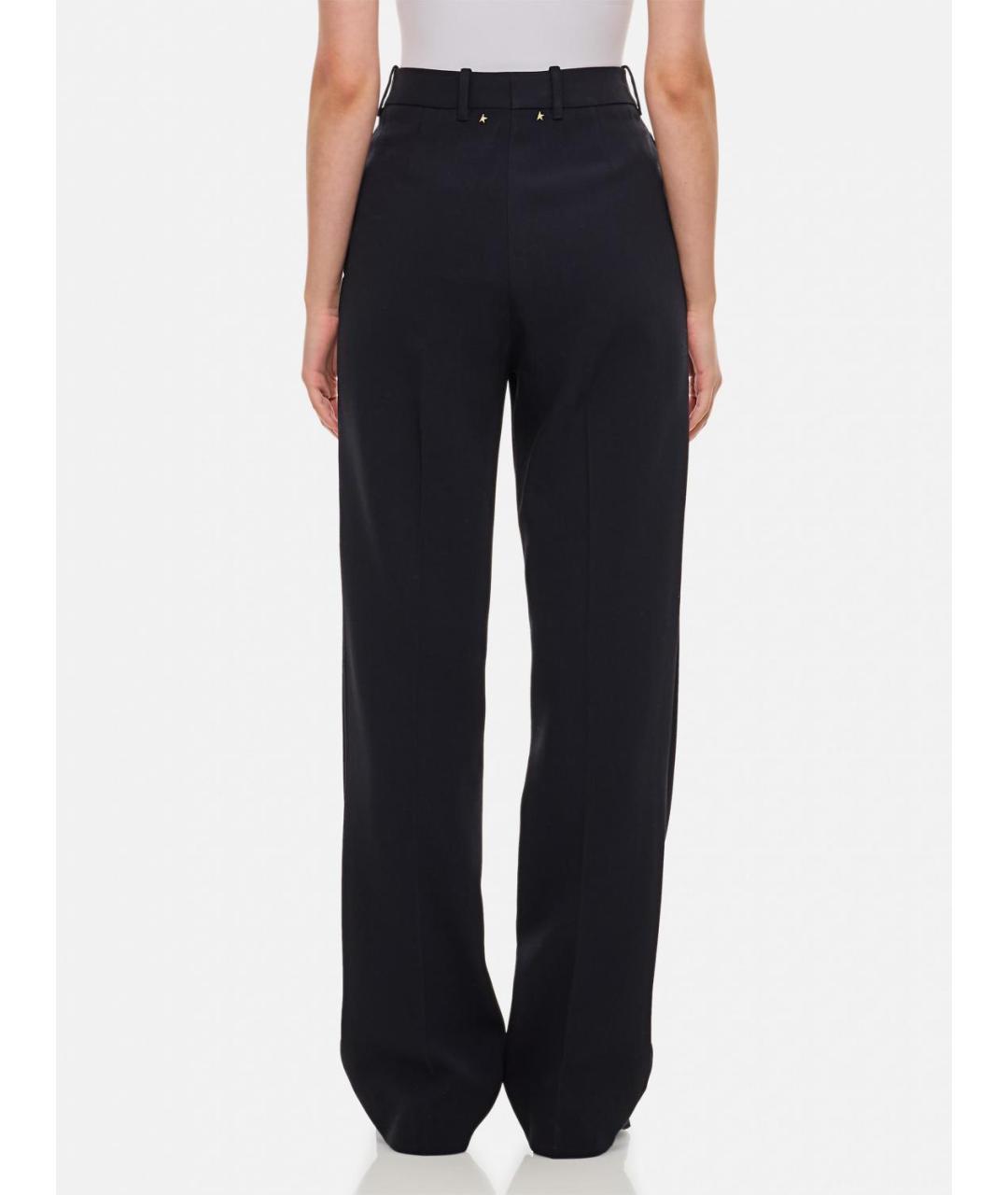 GOLDEN GOOSE DELUXE BRAND Синие прямые брюки, фото 4
