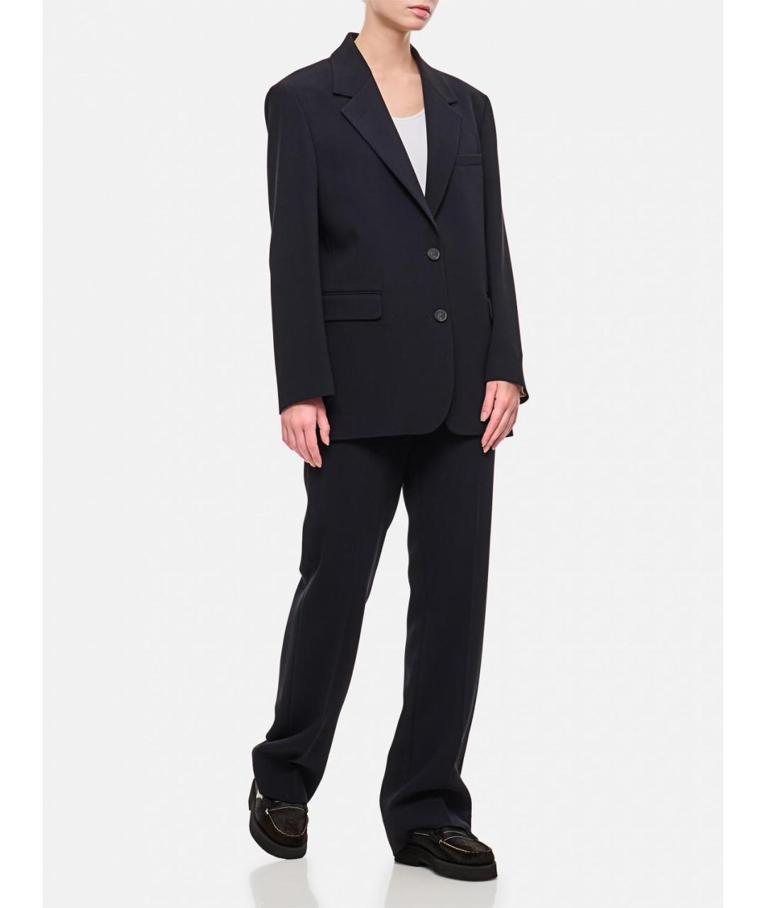 GOLDEN GOOSE DELUXE BRAND Синие прямые брюки, фото 3