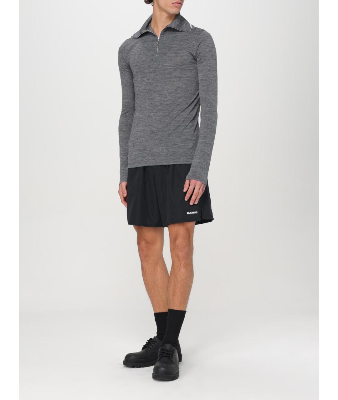 JIL SANDER Серый джемпер / свитер, фото 3