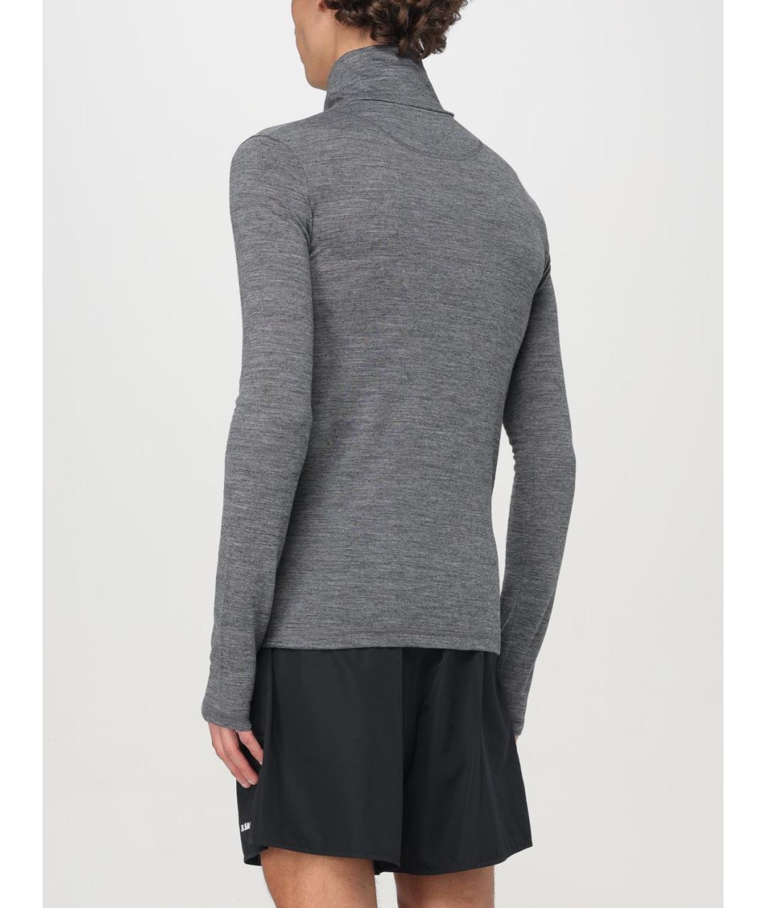 JIL SANDER Серый джемпер / свитер, фото 4