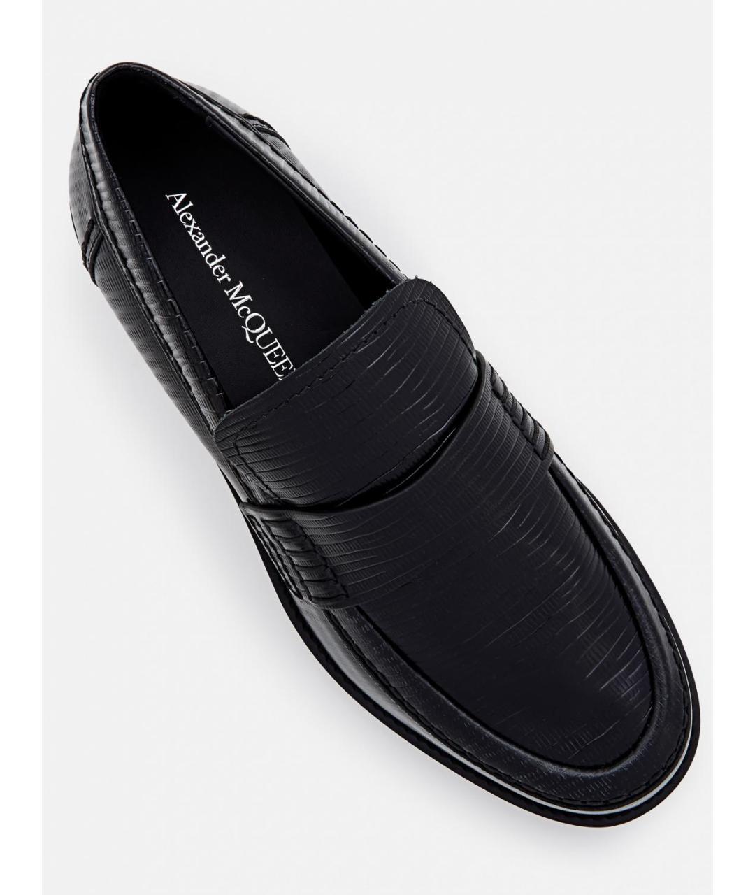 ALEXANDER MCQUEEN Черные лоферы, фото 4