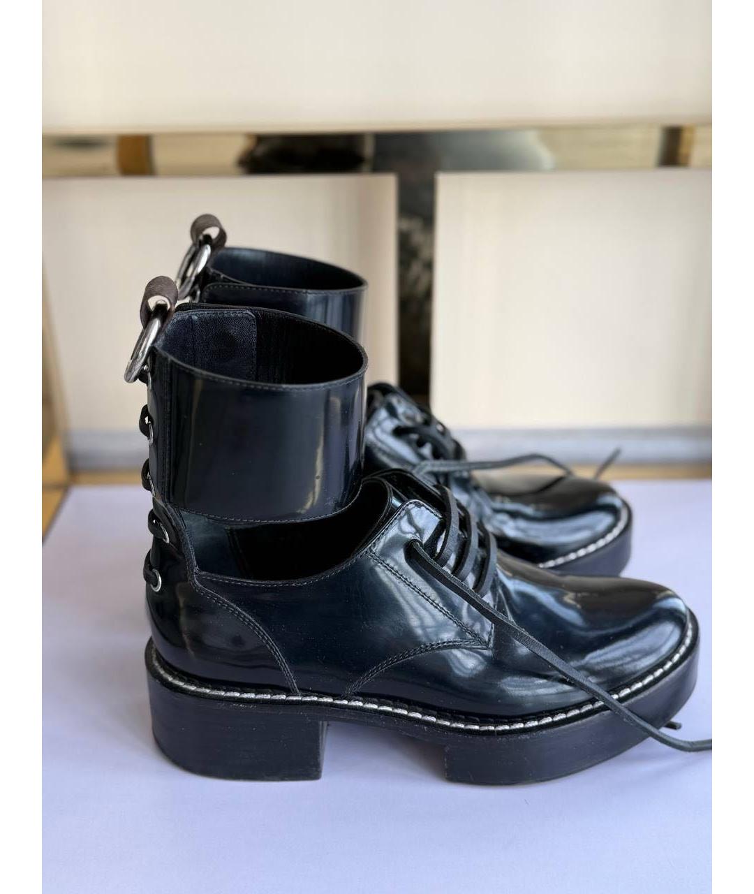 LOUIS VUITTON Черные сапоги, фото 8