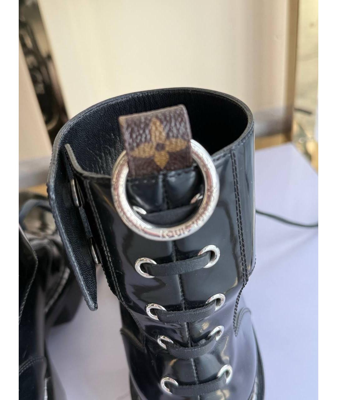 LOUIS VUITTON Черные сапоги, фото 3