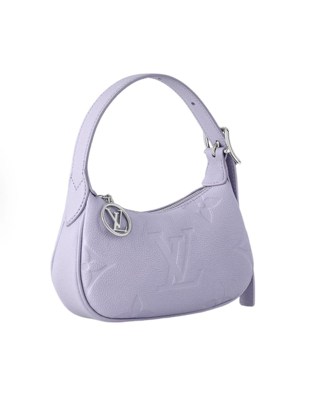 LOUIS VUITTON Фиолетовая кожаная сумка с короткими ручками, фото 2