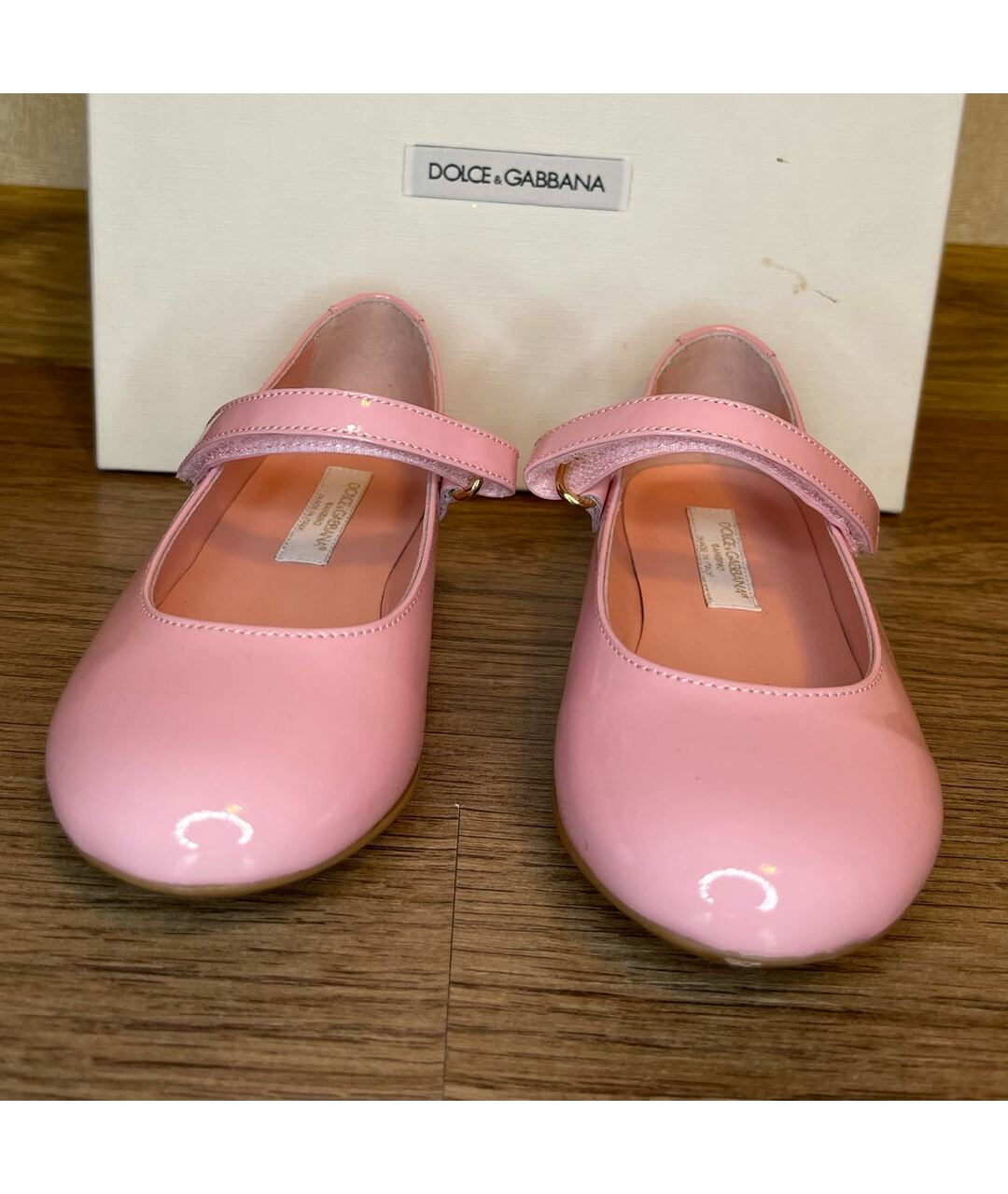 DOLCE&GABBANA Розовые балетки и туфли из лакированной кожи, фото 2