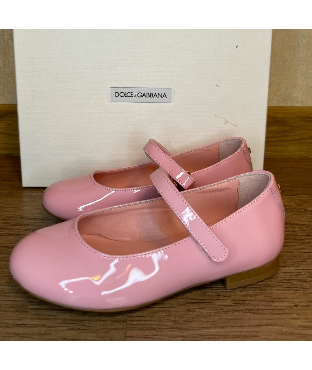 DOLCE&GABBANA Розовые балетки и туфли из лакированной кожи, фото 5