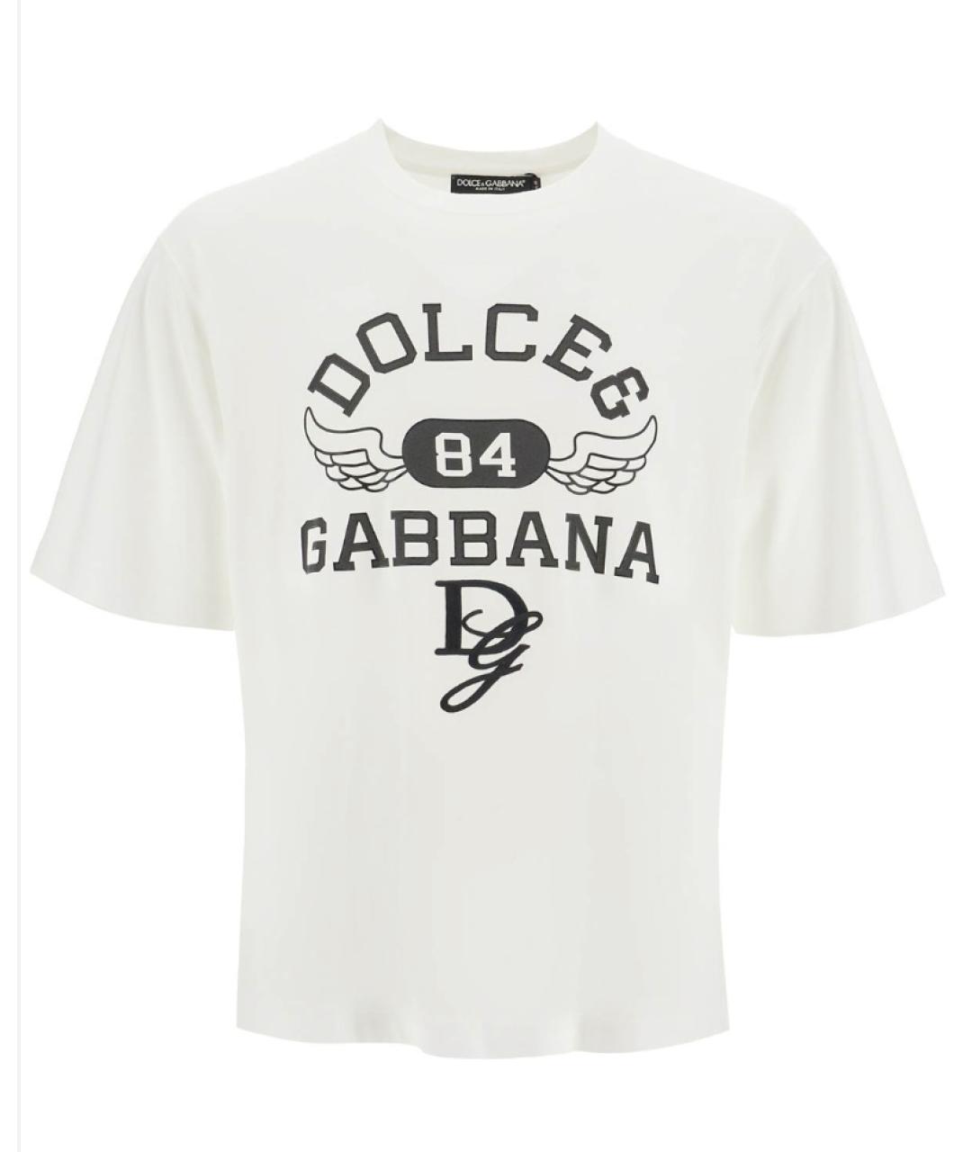 DOLCE&GABBANA Белая футболка, фото 1