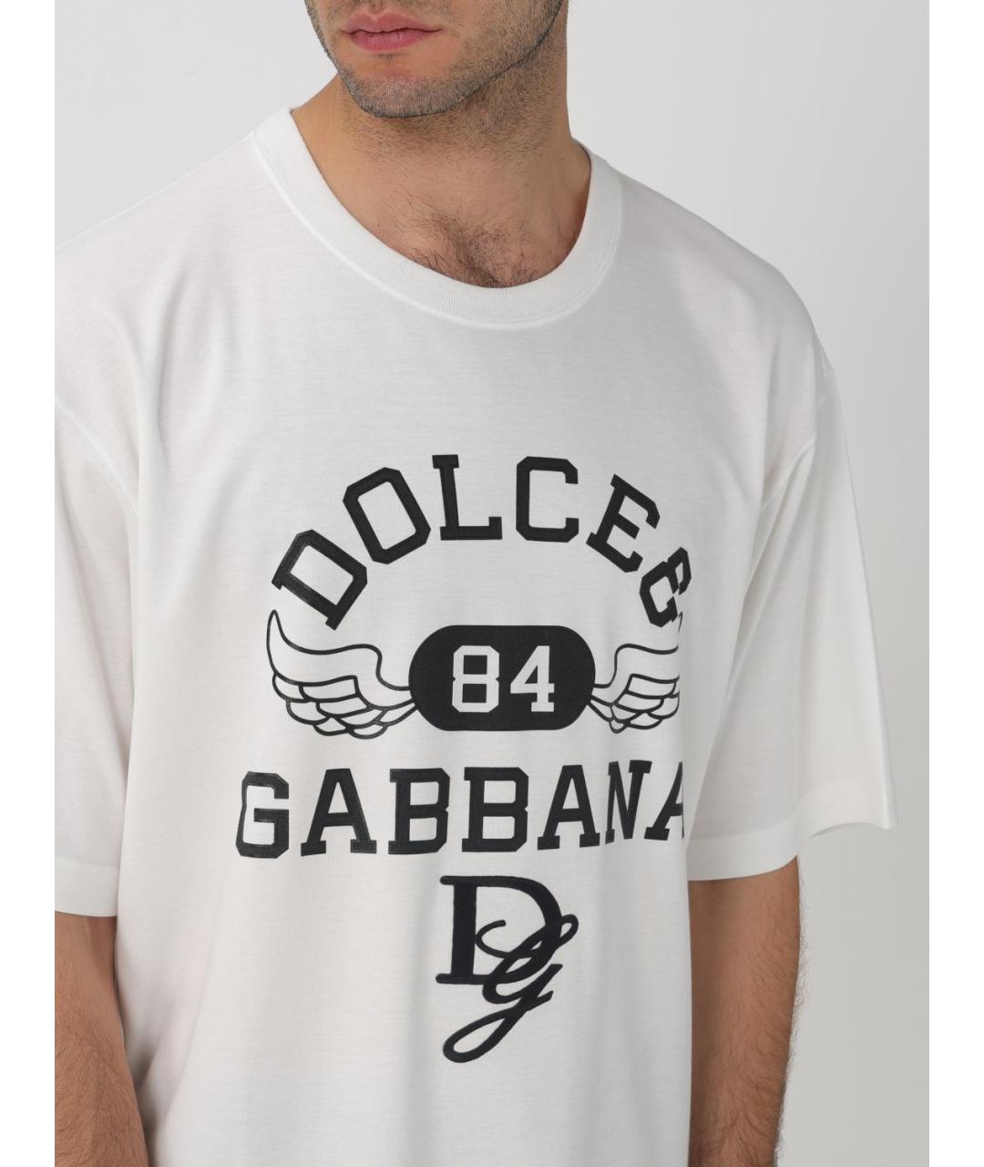 DOLCE&GABBANA Белая футболка, фото 5