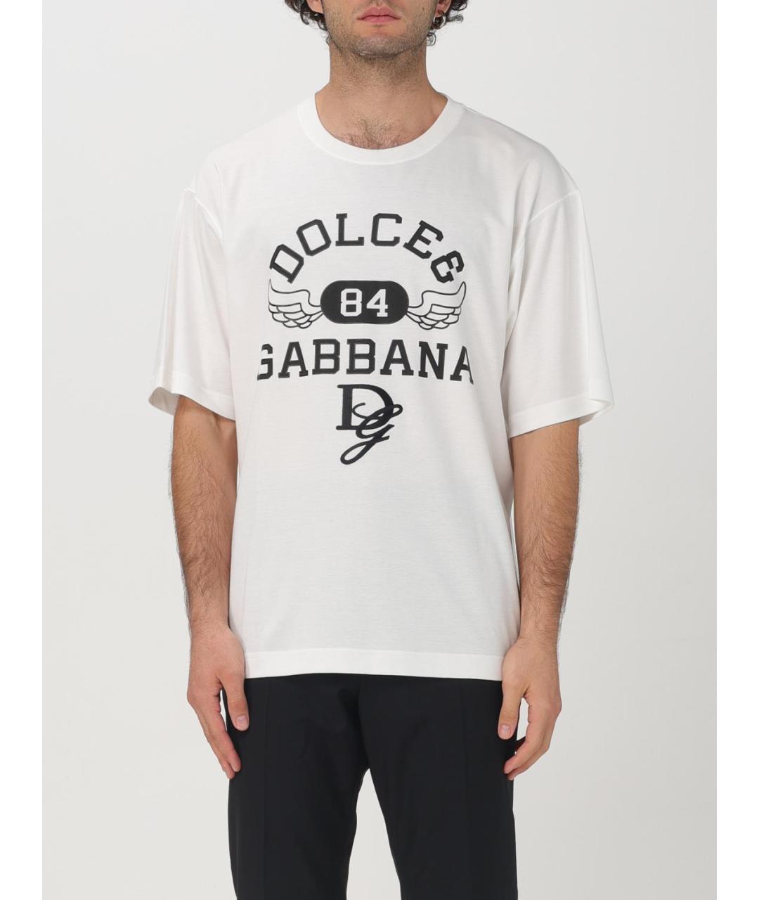 DOLCE&GABBANA Белая футболка, фото 2