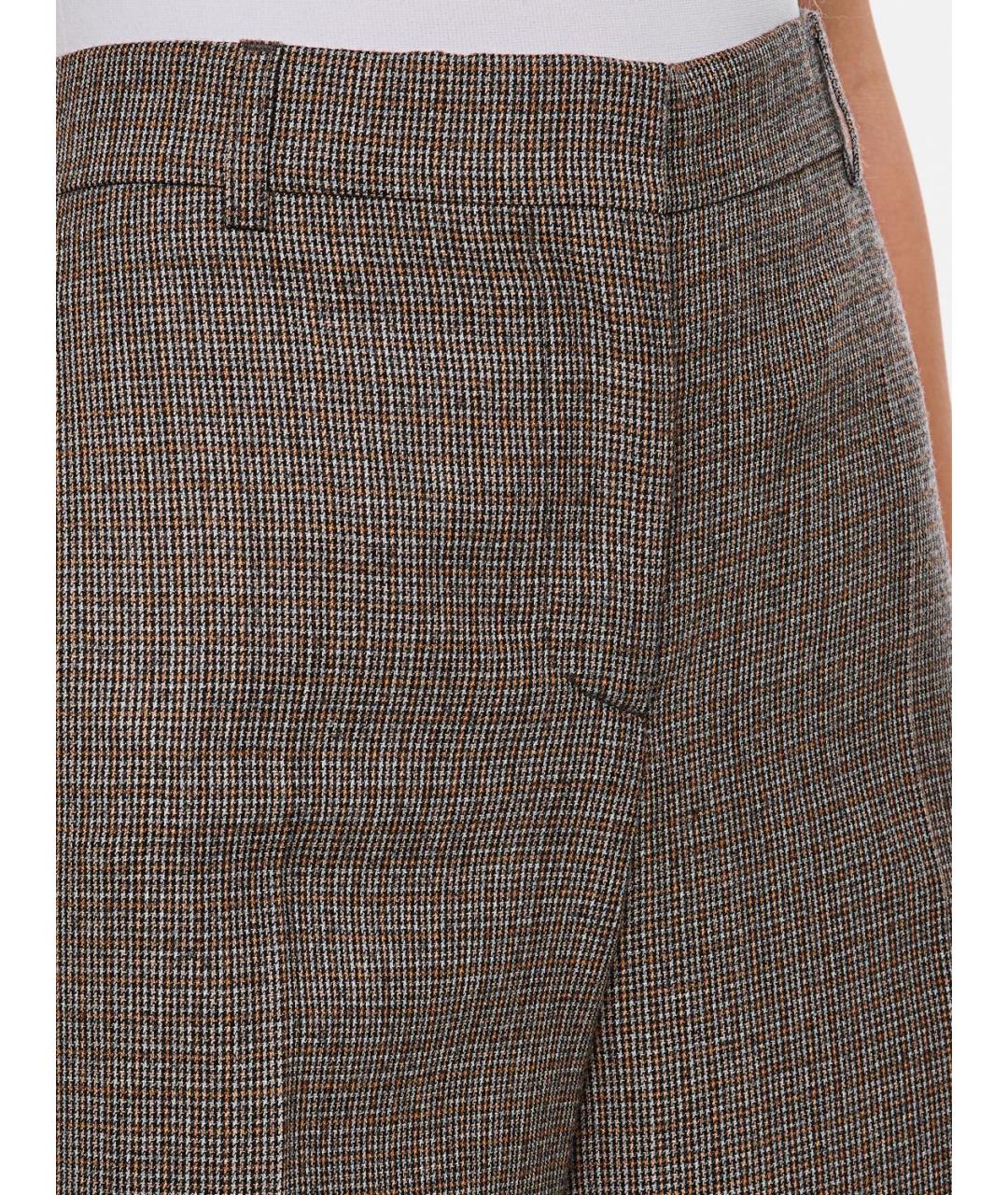 STELLA MCCARTNEY Бежевые шерстяные прямые брюки, фото 5