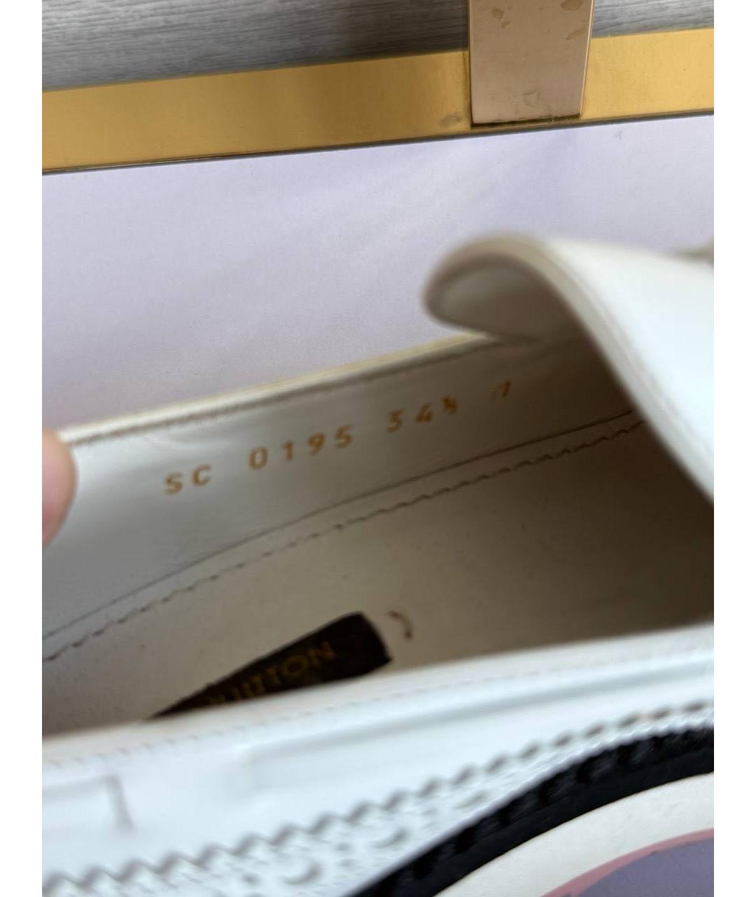 LOUIS VUITTON Белые лоферы, фото 5