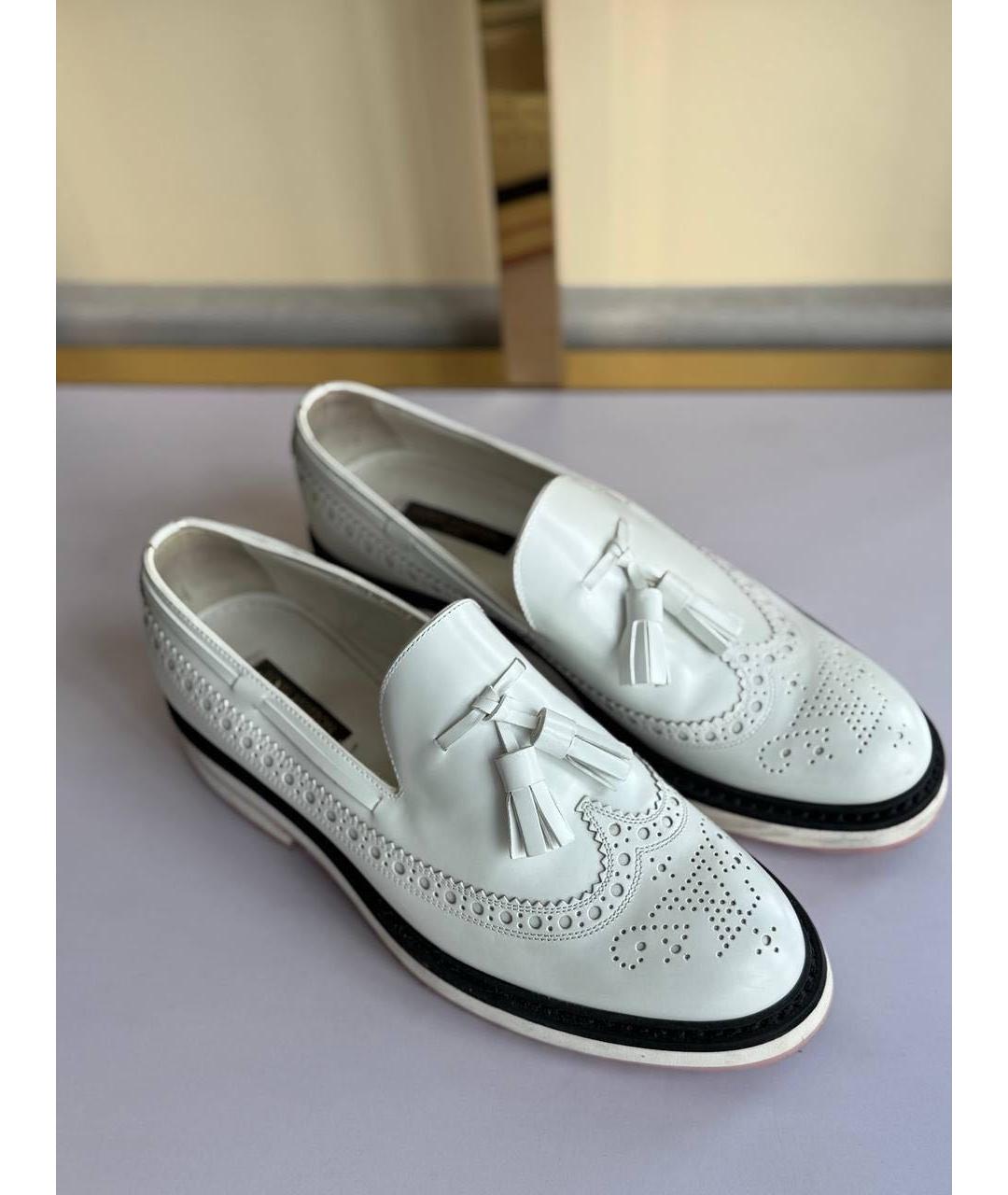 LOUIS VUITTON Белые лоферы, фото 3