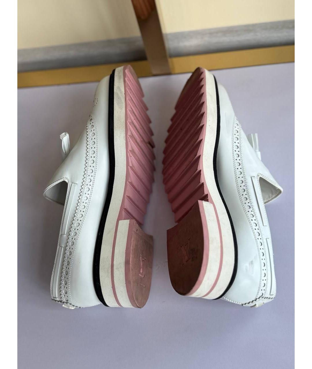 LOUIS VUITTON Белые лоферы, фото 6