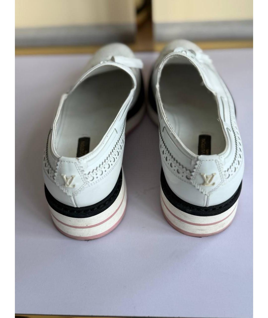 LOUIS VUITTON Белые лоферы, фото 4