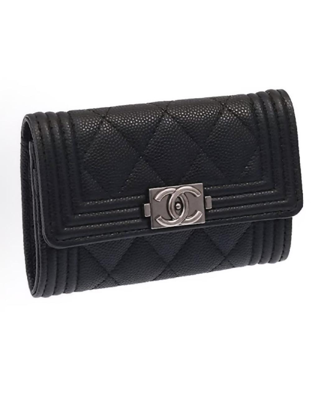 CHANEL Черный кошелек, фото 2