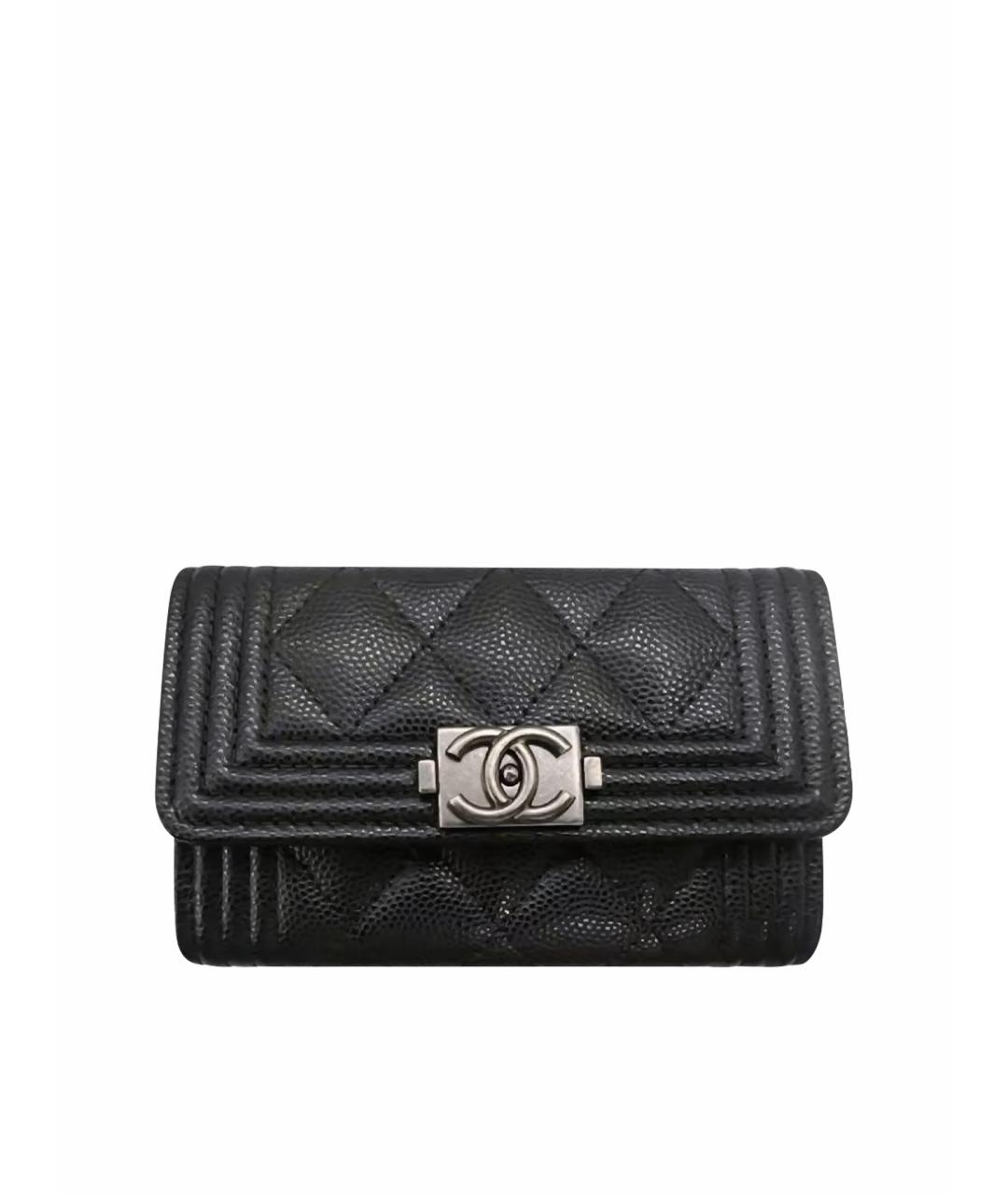 CHANEL Черный кошелек, фото 1