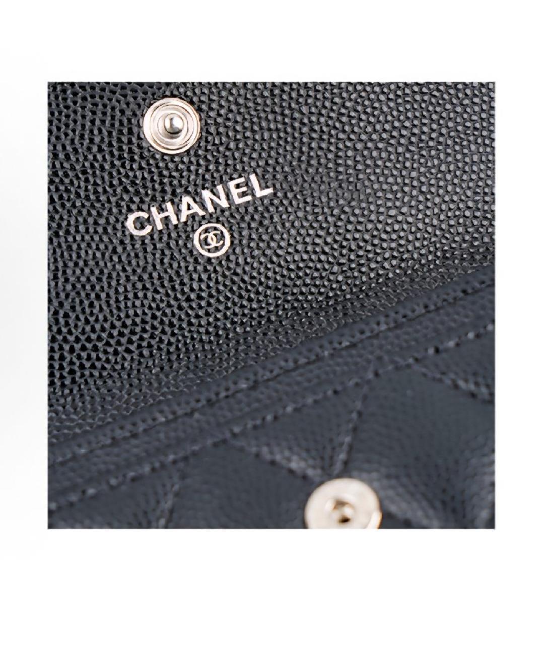 CHANEL Черный кошелек, фото 3