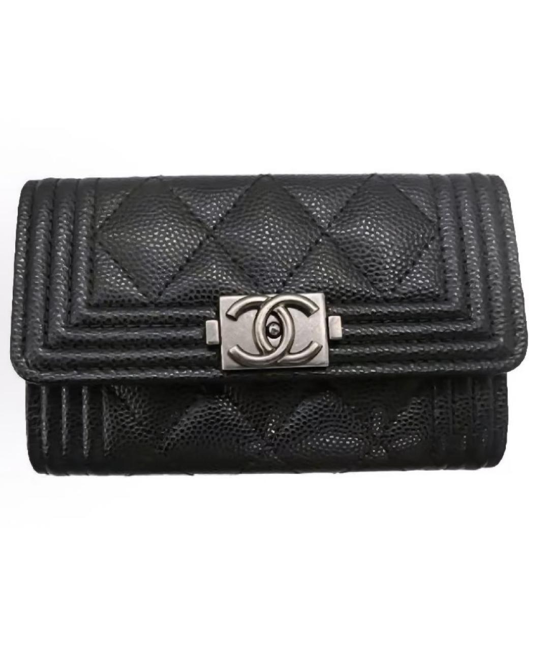 CHANEL Черный кошелек, фото 5