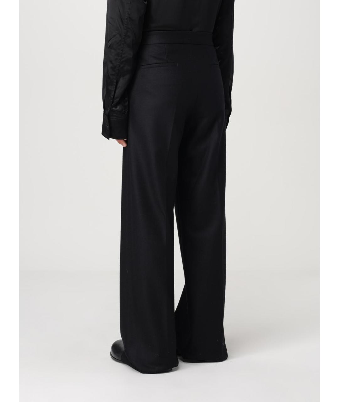 JIL SANDER Черные повседневные брюки, фото 4