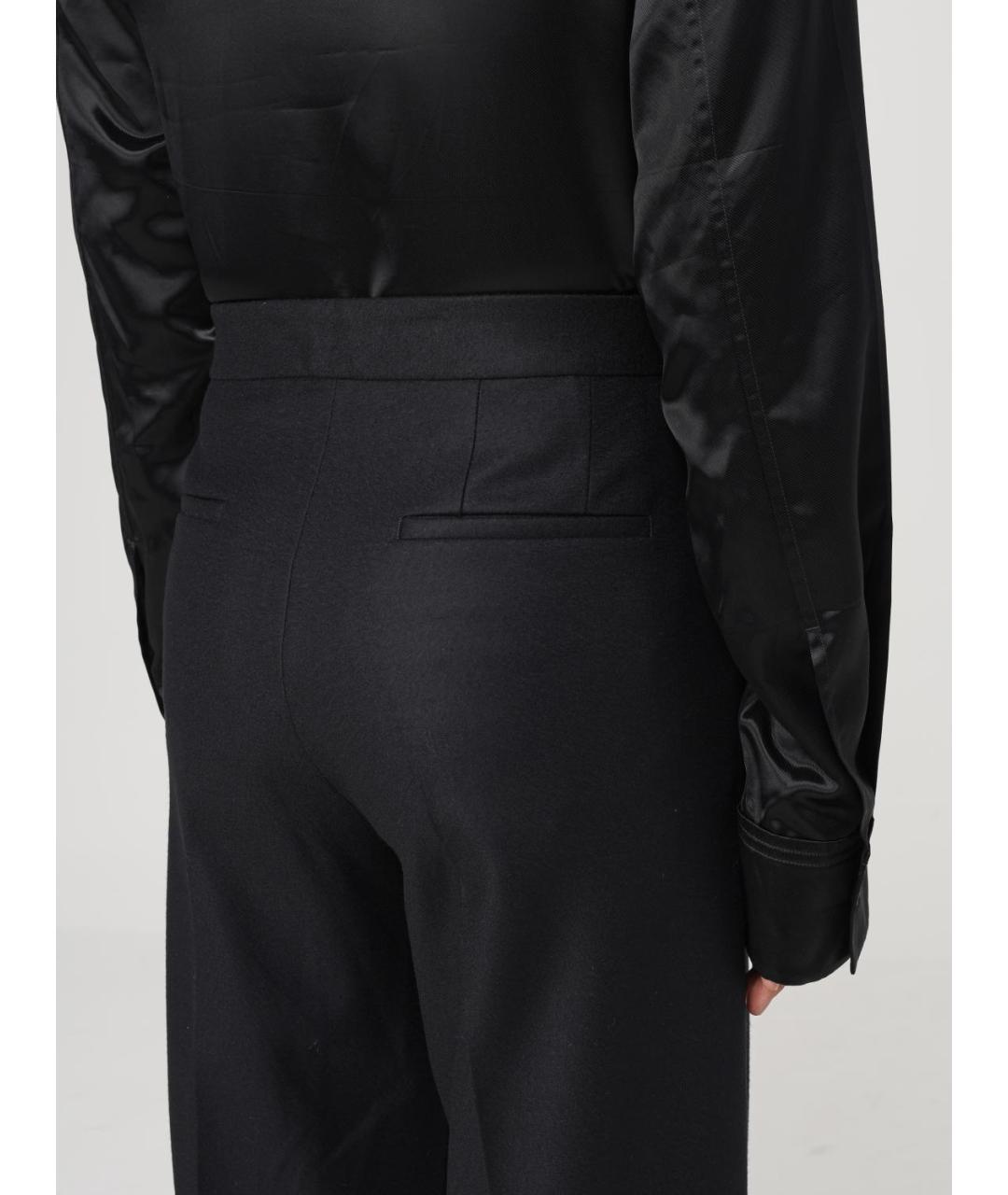 JIL SANDER Черные повседневные брюки, фото 6
