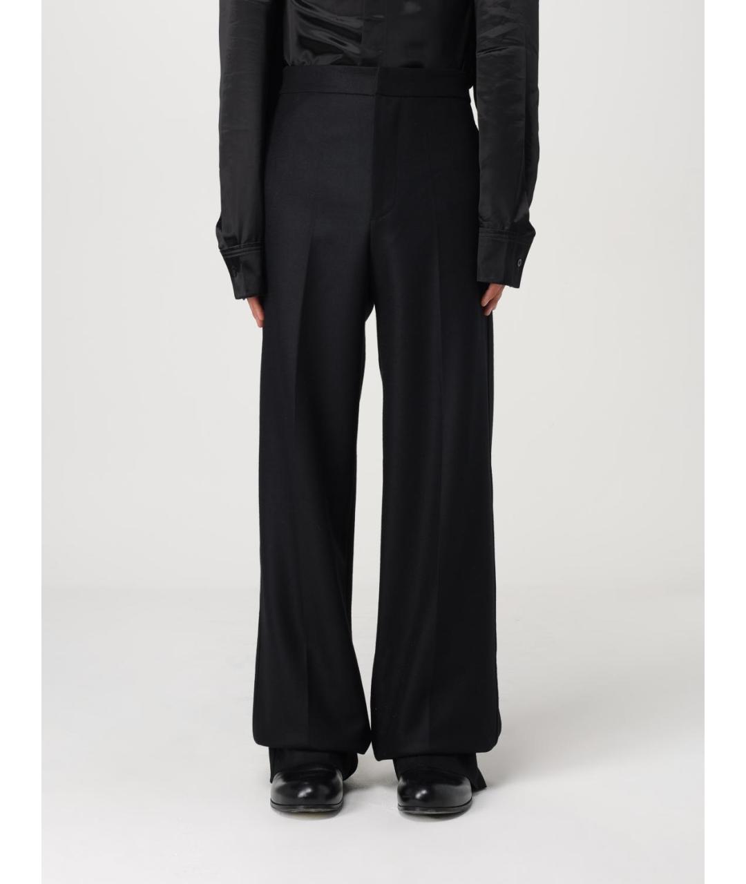 JIL SANDER Черные повседневные брюки, фото 2