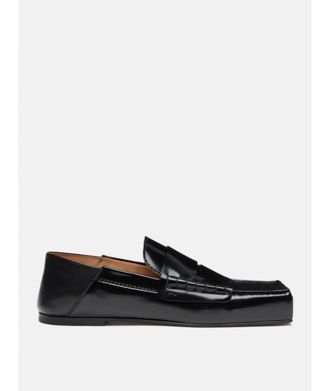 JACQUEMUS Черные лоферы из лакированной кожи, фото 5
