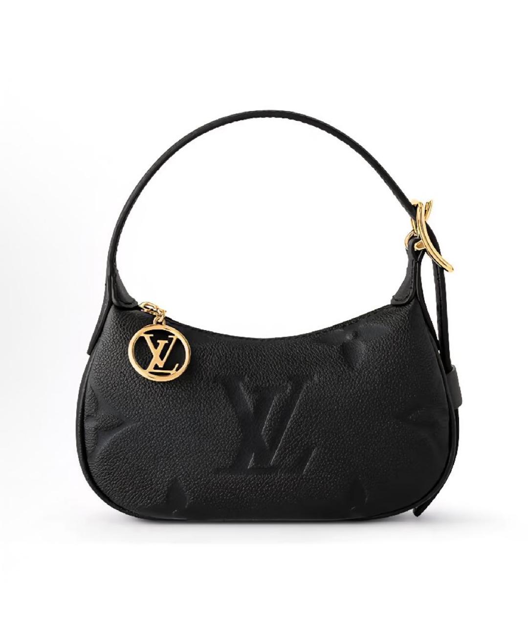 LOUIS VUITTON Черная сумка с короткими ручками, фото 4